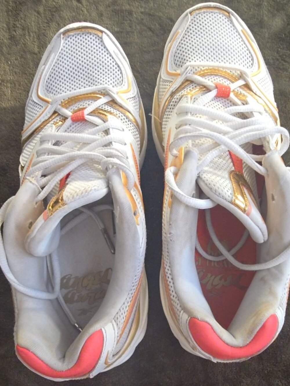 Reebok x Angel Reese Premier Road Plus VI Chalk Sunset Coral Women's 7 - Picture 9 of 10